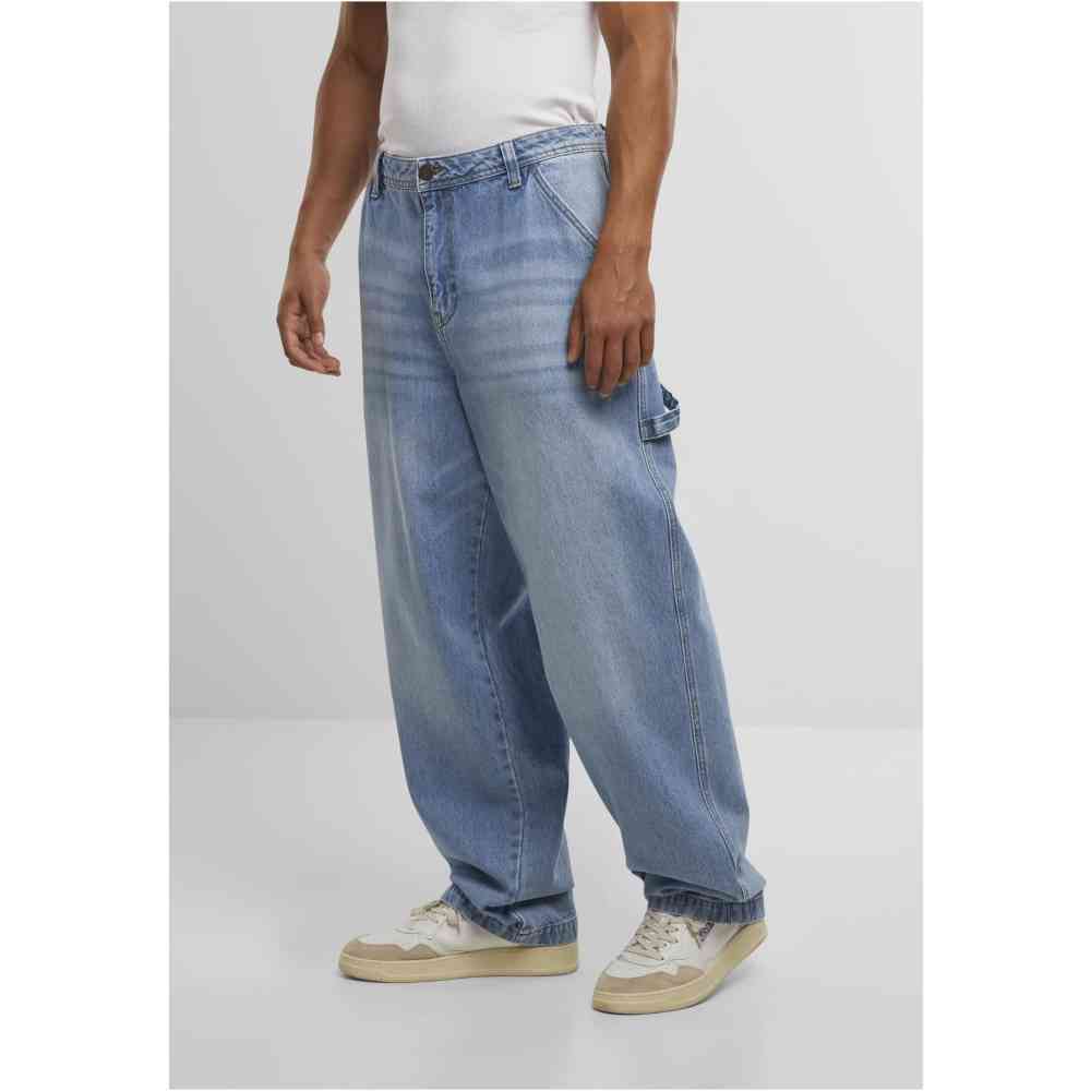 DEF - Loose Fit Jeans Hose - Blau